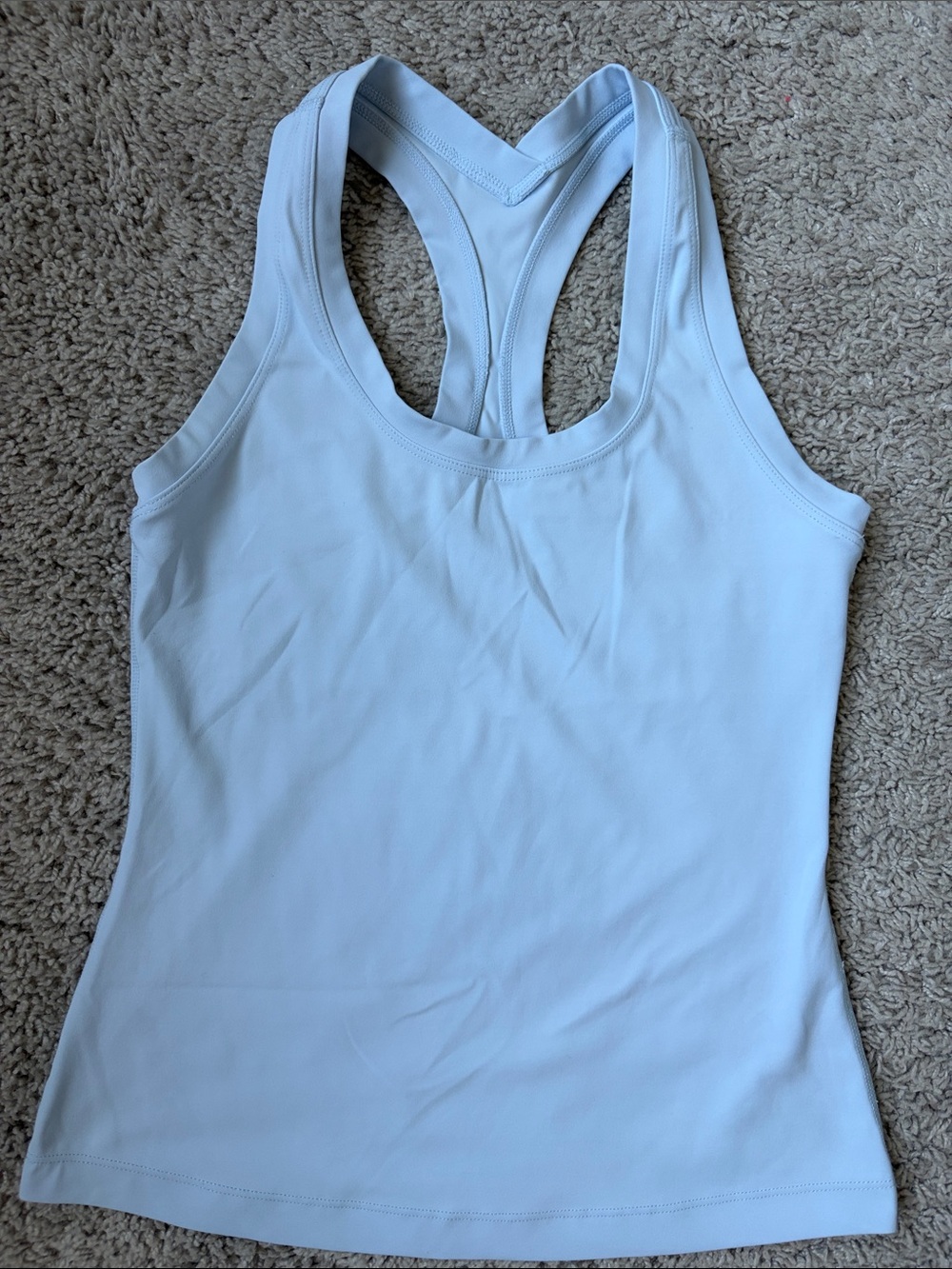 Light Blue Racerback Tank - Picture 3 of 3